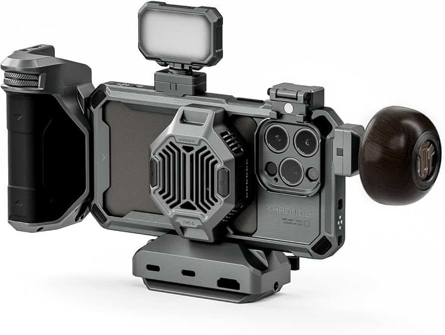 スマートフォン本体 iPhone15pro/256gb + tilta khronos Amazon | TILTA Khronos スマートフォンケース iPhone 15 Pro用、冷却